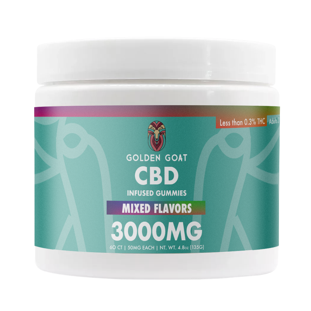 Golden Goat CBD Infused Gummies 300 mg | 60ct 12445 - image 2