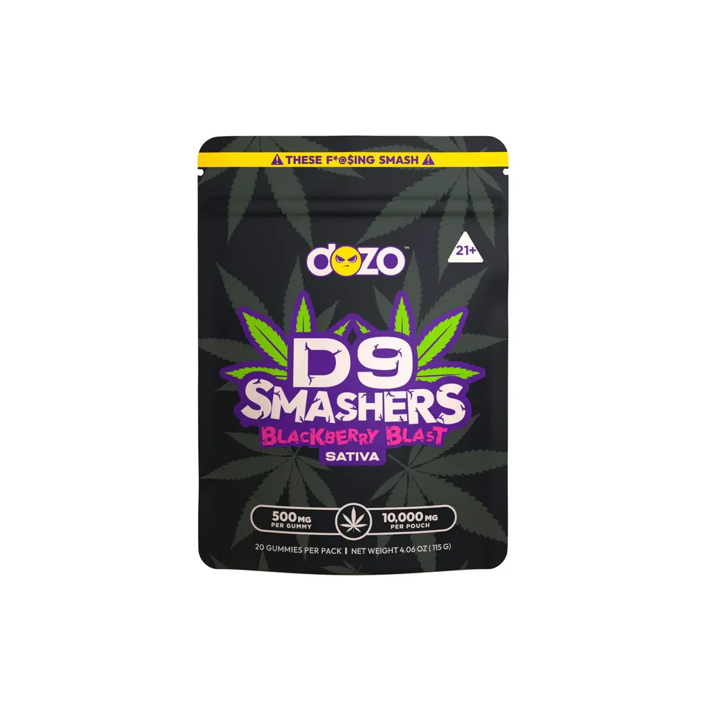 Dozo D9 Smashers Gummies 500mg   |  5pk 11366 - image 1