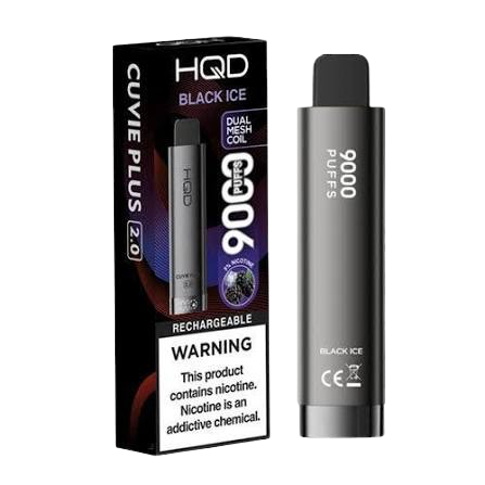Wholesale HQD Cuvie Plus 2.0 9000 Puffs 0% Nicotine Disposable Vape - 5ct 2037 - image 1
