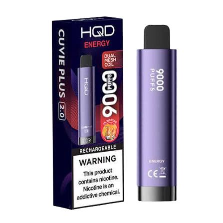 Wholesale HQD Cuvie Plus 2.0 9000 Puffs 2% Nicotine Disposable Vape - 5ct 1635 - image 1