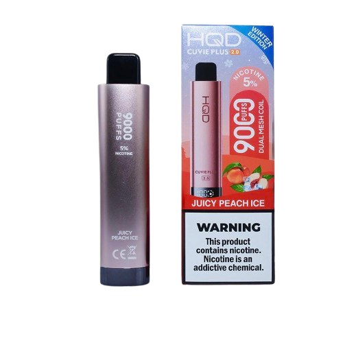 Wholesale HQD Cuvie Plus 2.0 9000 Puffs 5% Nicotine Disposable Vape - 5ct 1598 - image 1