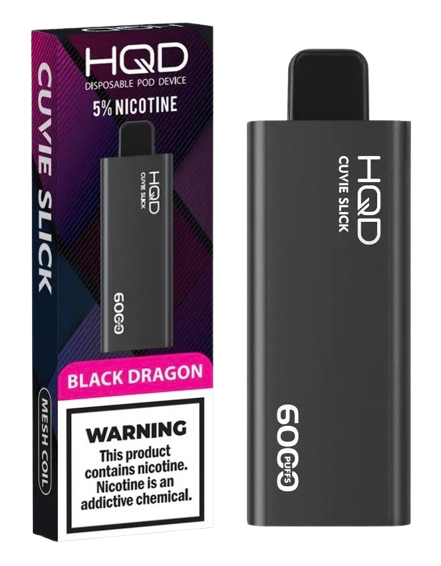 Wholesale HQD Cuvie Slick 6000 Puffs Disposable Vape - 5ct 2124 - image 1