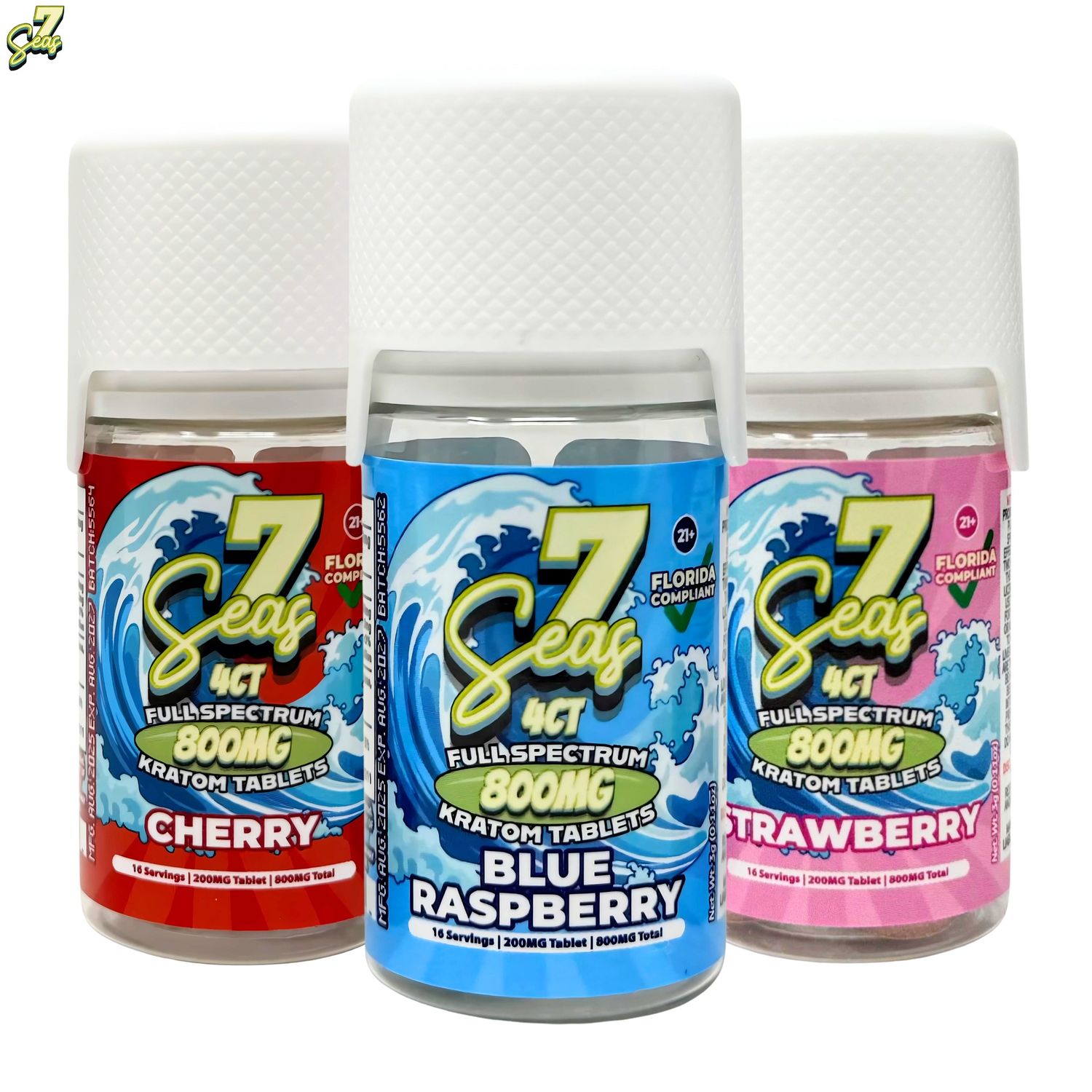 7 Seas 800mg 4ct Bottle | 10pk 10836 - image 1