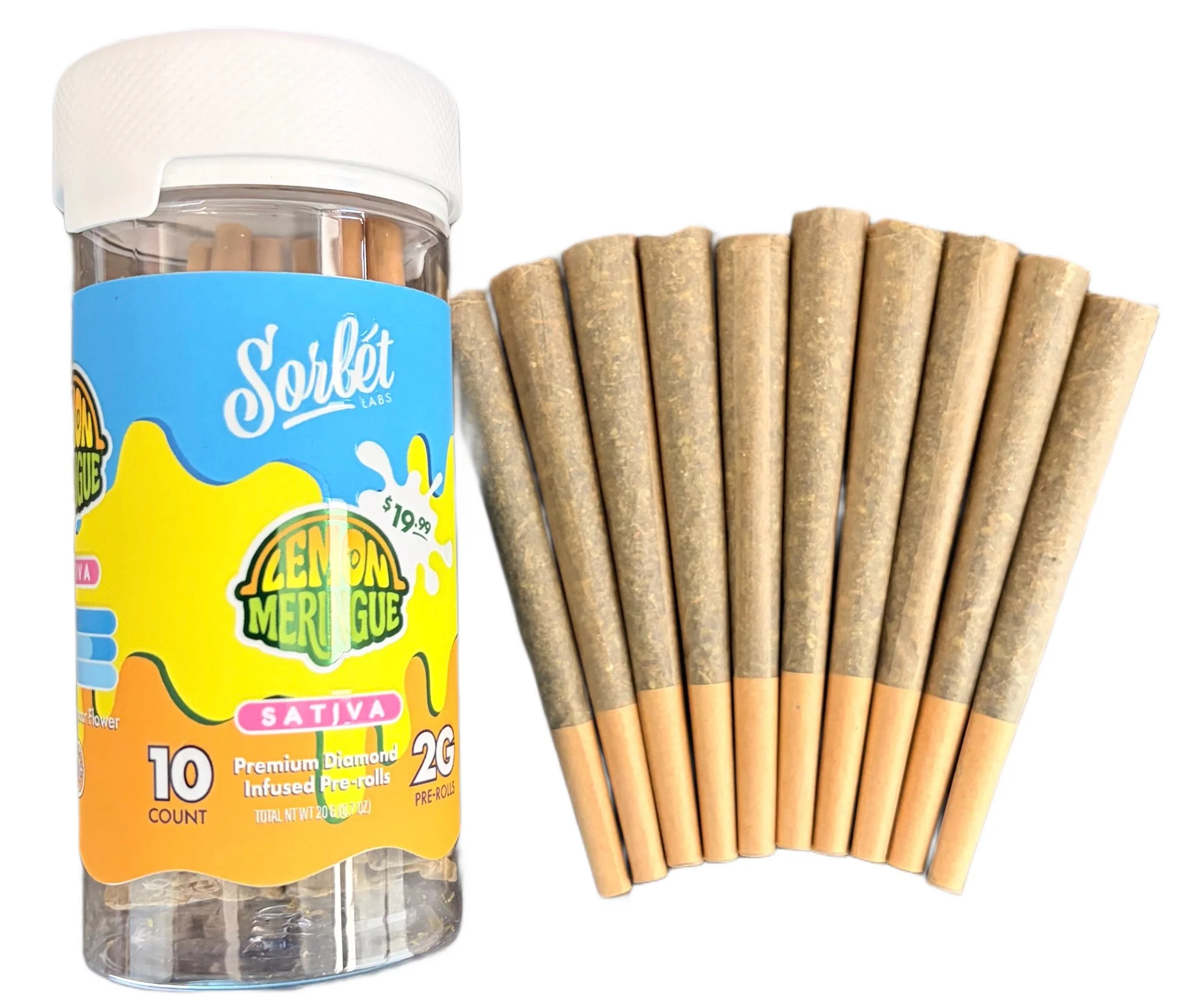 Sorbet THCA Infused Pre Rolls 2G | 10 Ct 12203 - image 1