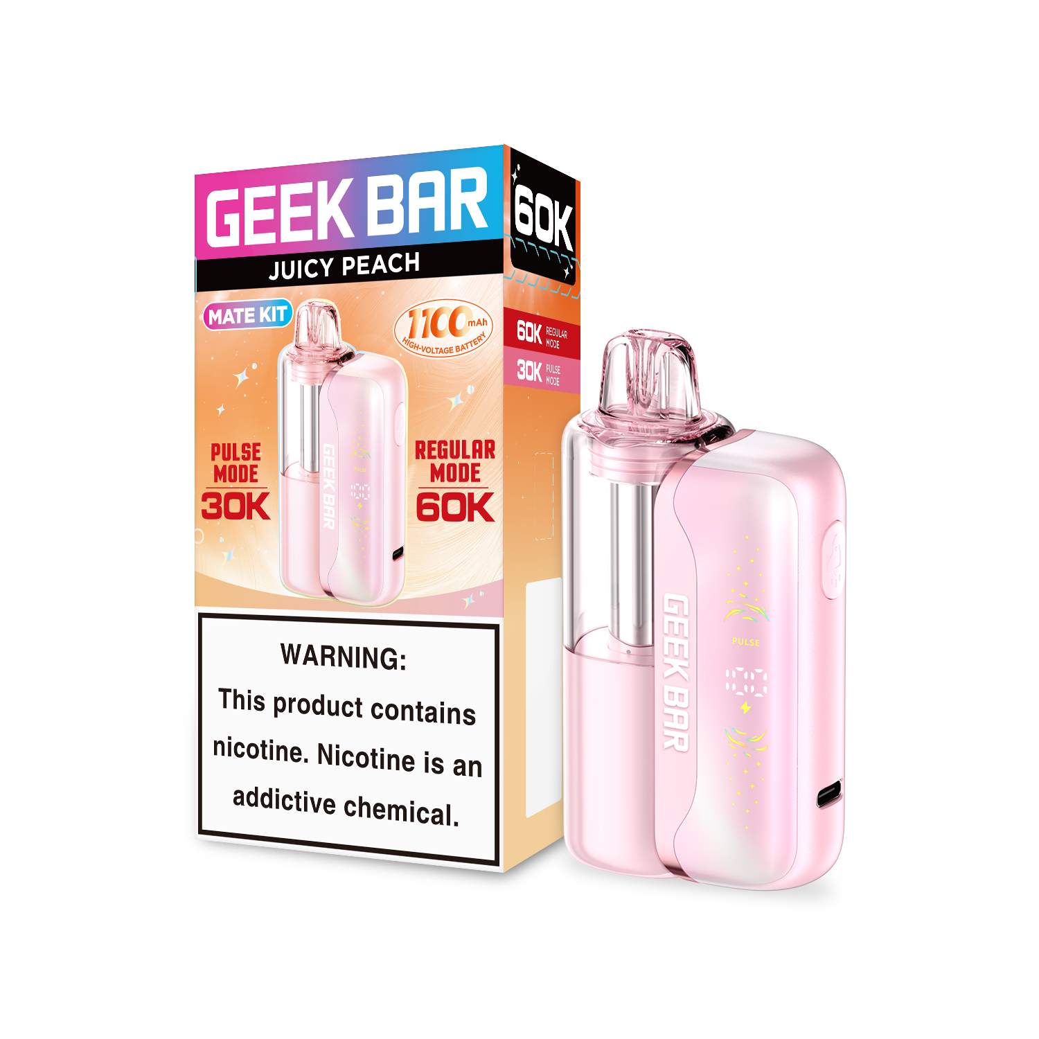 Geek Bar Mate Kit 60k Disposable Vape | 5ct 10725 - image 1