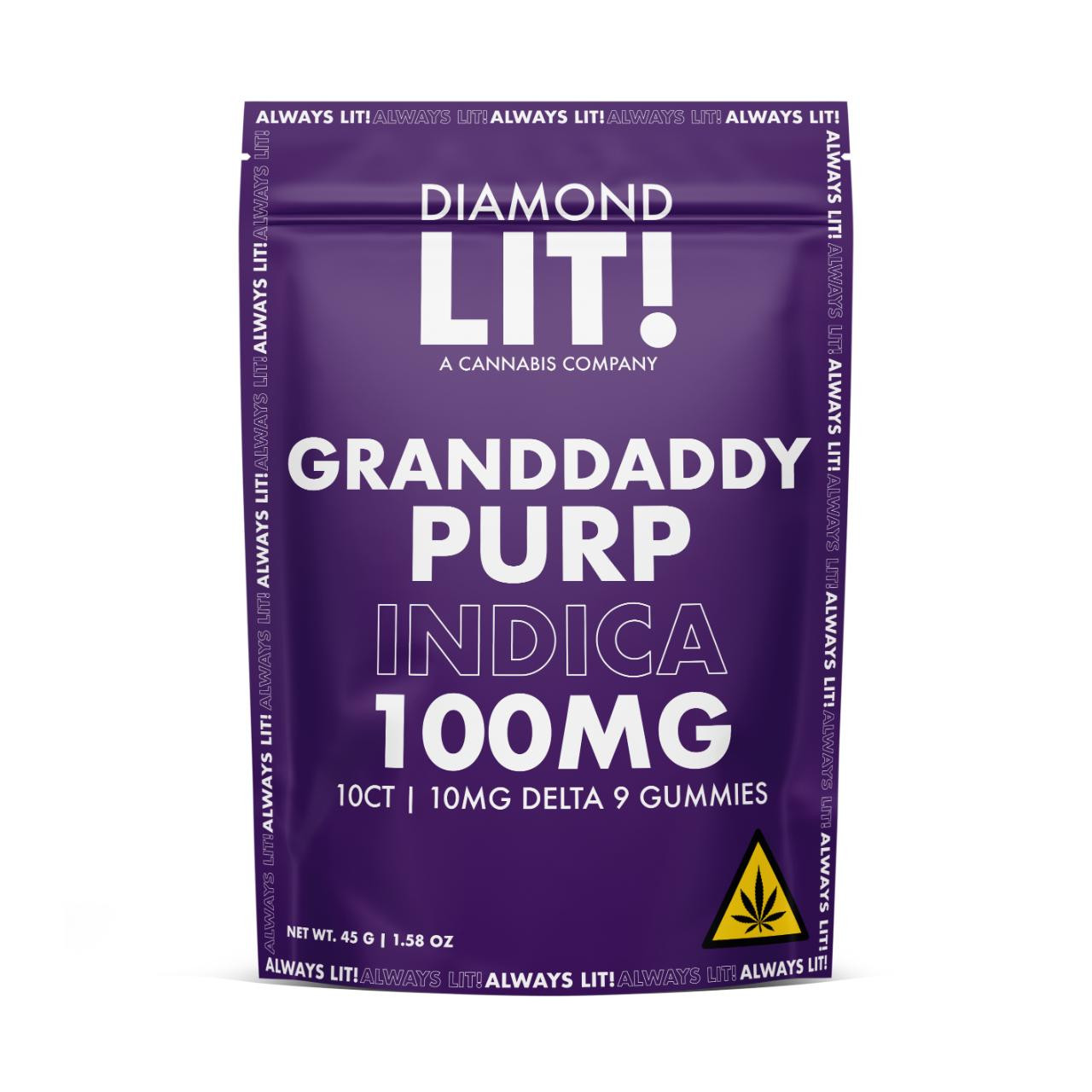 LIT! Diamond 10mg THC Gummies - 10ct. 9401 - image 1