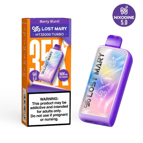Lost Mary MT35000 TURBO Nixodine - 5ct 9530 - image 1