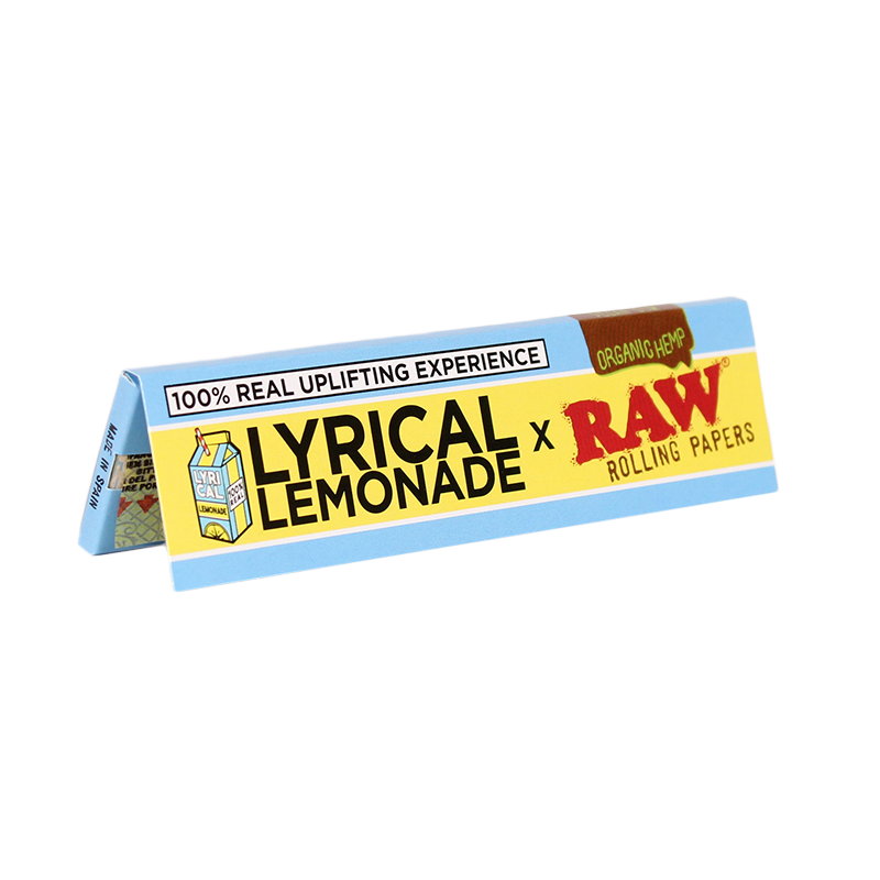 RAW Organic Hemp Rolling Papers x Lyrical Lemonade King Size Wide - 50ct. 8278 - image 1