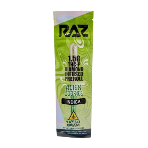 RAZ 1.5G THC-P Diamond Infused Pre-Rolls Wholesale - 30ct 8303 - image 1
