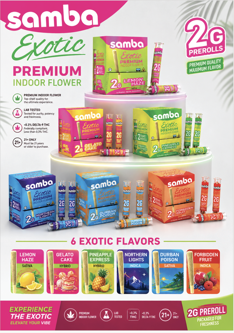 Samba Exotic 2g Pre Roll | 1ct  11858 - image 1