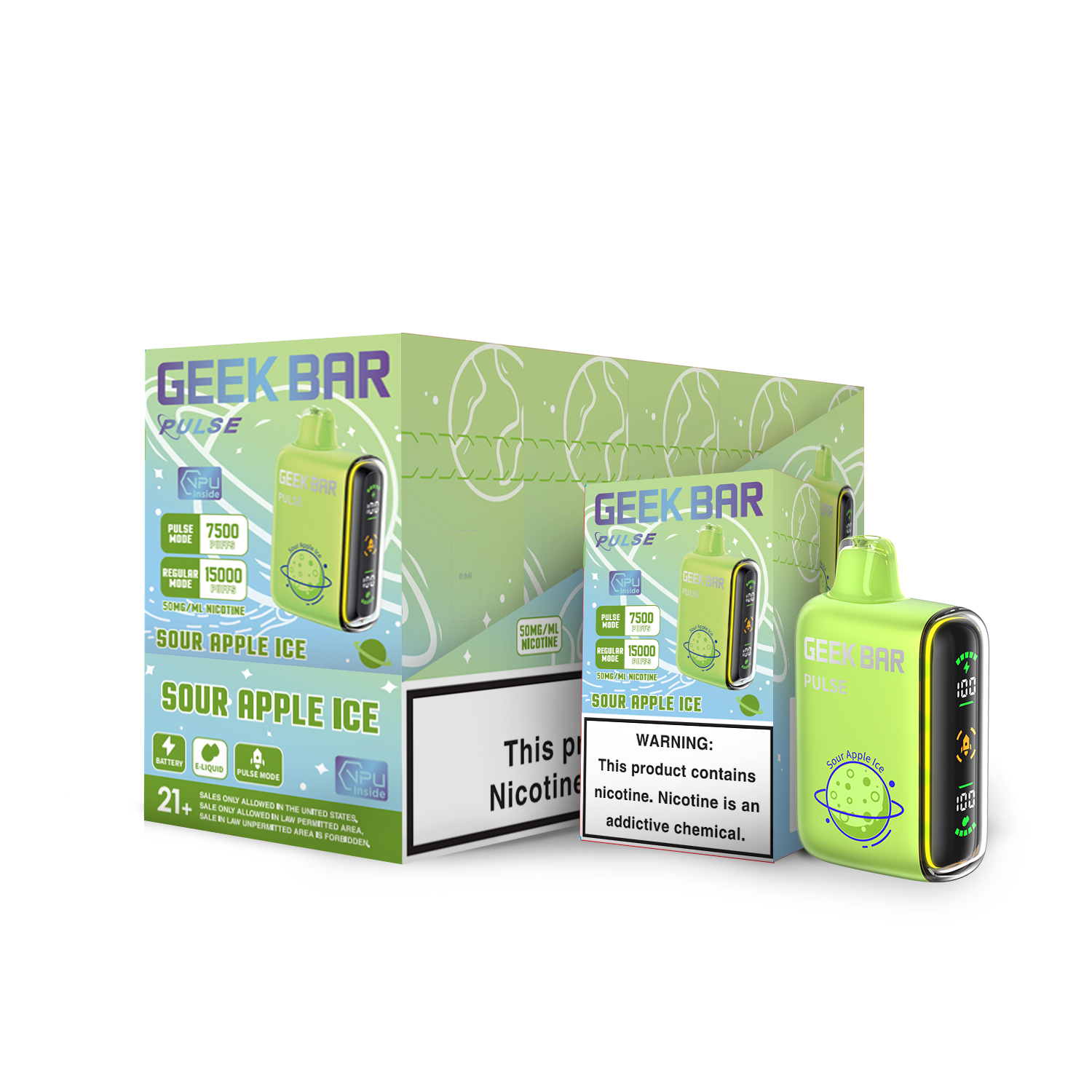 Geek Bar Pulse 15000 Puffs Disposable Vape Device - 5ct 1102 - image 1