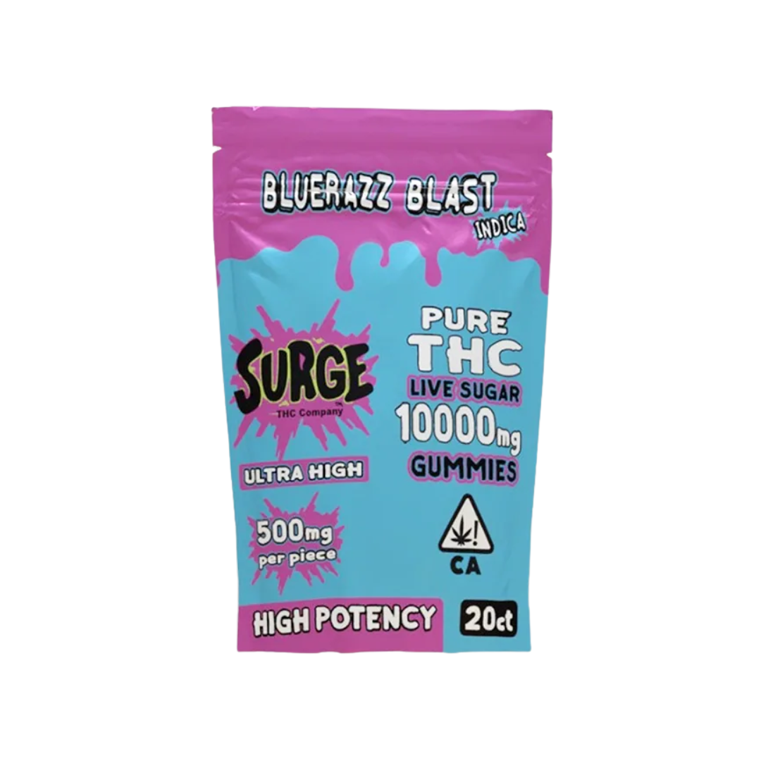 Surge 10,000mg Pure THC High Potency Gummies - 20ct. 9215 - image 1