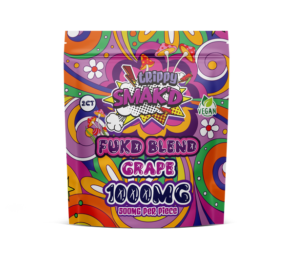 SMAK'D Trippy Fukd Blend 1000mg Infused Gummies Exotic Blend - 30ct. 6028 - image 1