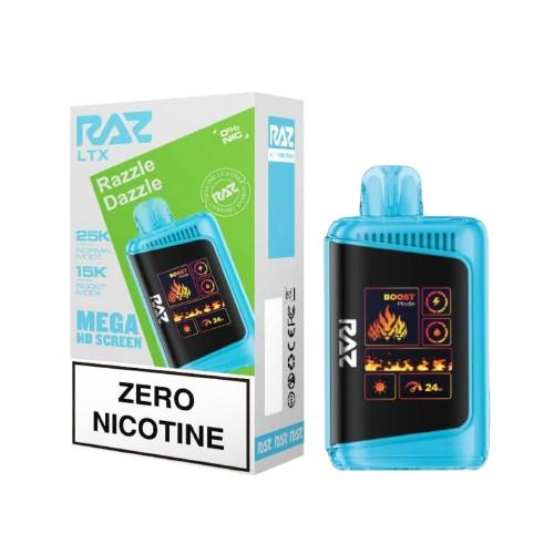RAZ LTX 25K Puffs ZERO Nicotine Disposable Vape Device Wholesale - 5ct 4495 - image 1