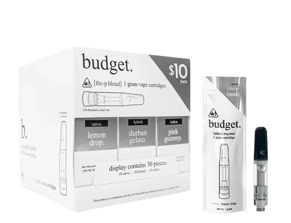BUDGET - STARTER BOX - THCP - 1G CARTRIDGES - 30CT DISPLAY - ASSORTED FLAVORS 9929 - image 1