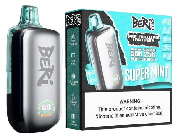 Beri Cliq 50K Pre-filled Replacement Pod/ Battery | 5ct 12119 - image 1