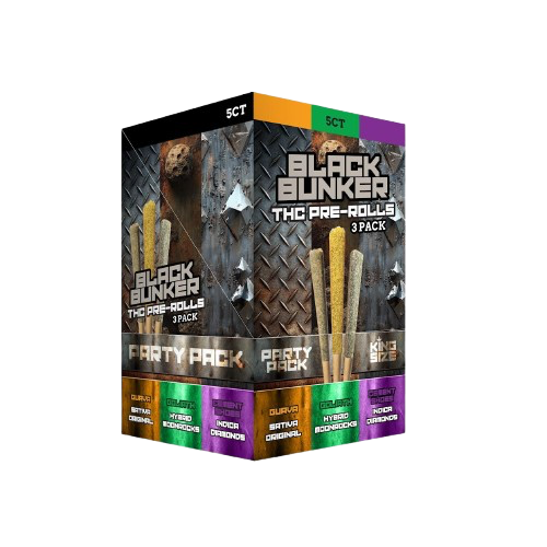 Black Bunker THC (3pk) Pre-rolls - 5ct 5777 - image 1
