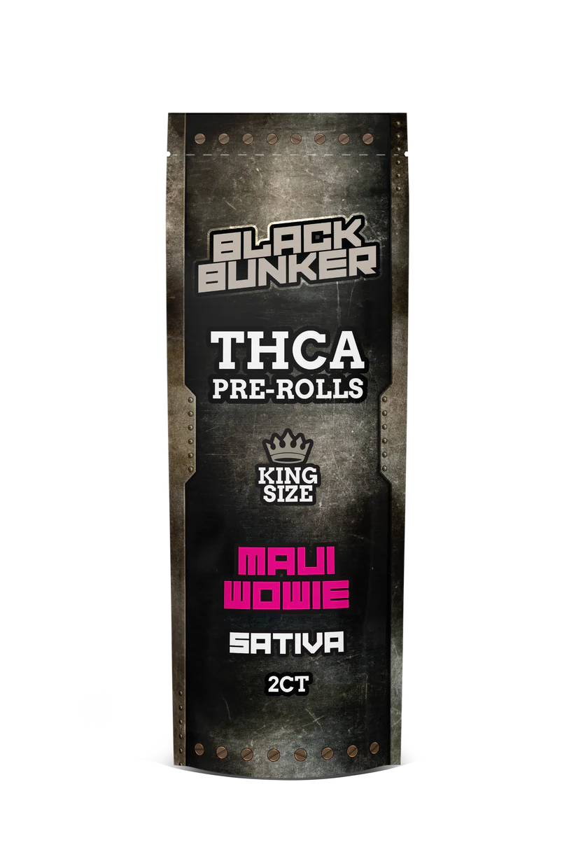 Black Bunker THC-A King Size (2) Pre Rolls - 10ct.  1029 - image 1
