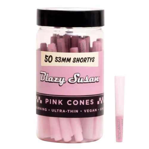 Blazy Susan Pink 53mm Cones Shortys - 50ct 2955 - image 1