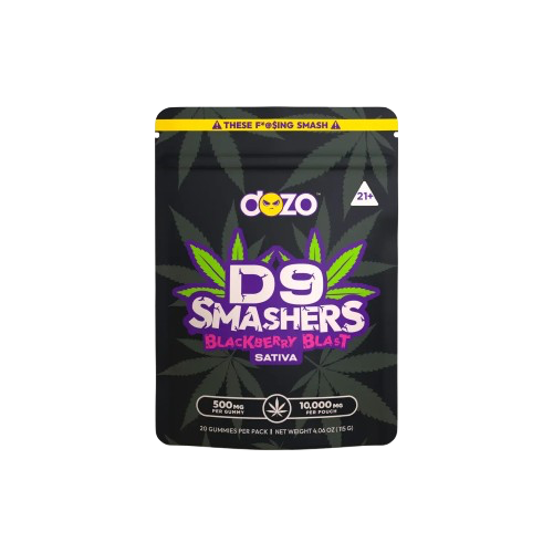 Dozo D9 Smashers Gummies 500mg   |  5pk 11366 - image 1
