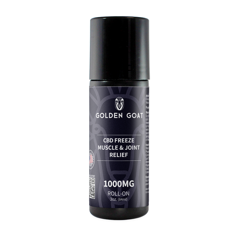 Golden Goat 1000mg CBD Freeze Muscle & Joint Relief Roll-On 9035 - image 1