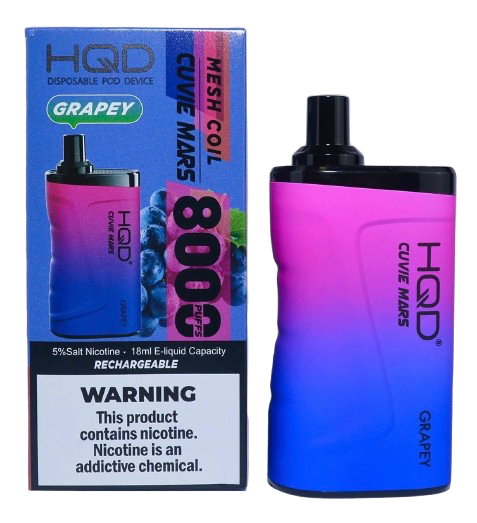 HQD Cuvie Mars 8000 Puffs Disposable Vape Wholesale - 5ct 1656 - image 1