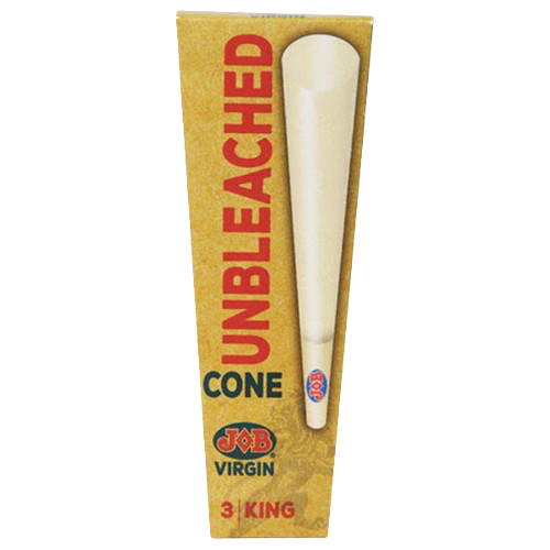 JOB Virgin King Size Unbleached Cone 3 packs - 32ct. 1294 - image 1
