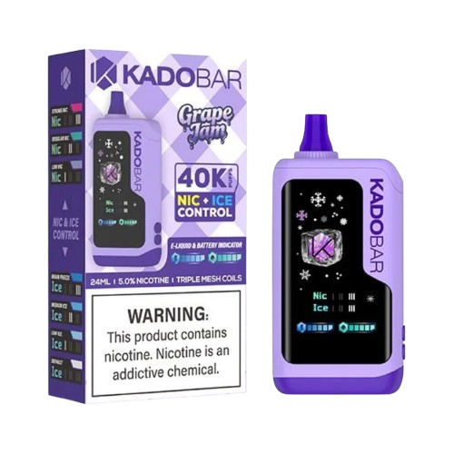 Kado Bar NI40K Ice Nic Control Disposable Jam Edition-5ct 9852 - image 1