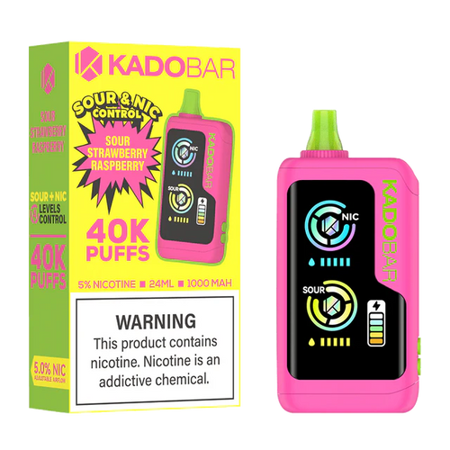 Kado Bar 5% Sour and Nic Control 40K Puffs Disposable -5ct 9864 - image 1