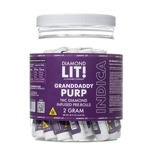 LIT! THC Diamond Infused 2g Pre-Rolls - 20ct 11383 - image 1