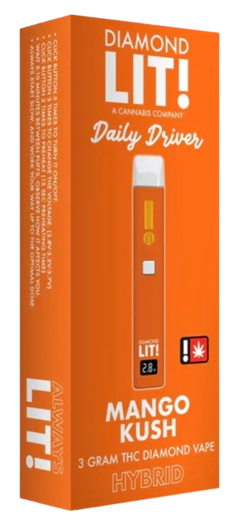 Lit! Daily Driver 1 Gram THC Diamond Vape | 5ct  10113 - image 1