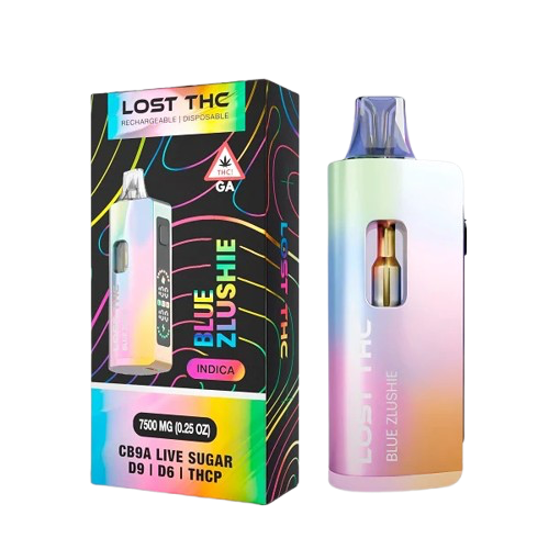 Lost THC V2 Rainbow Edition CB9A Live Sugar 7500mg Disposable - 5ct 5367 - image 1