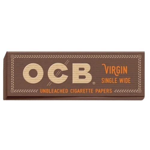 OCB Virgin Single Wide Unbleached Cigarette Papers 1332 - image 1