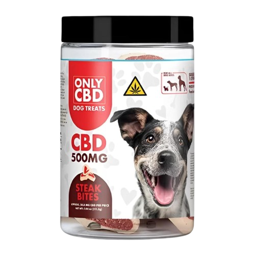 Only CBD 500mg CBD Dog Treats Steak Bites - 24pcs. 7669 - image 1