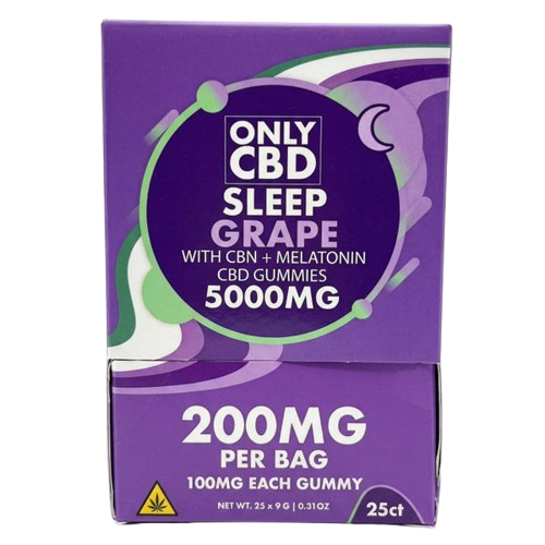 Only CBD Sleep 5000mg CBD + Melatonin Gummies | 25ct. 10221 - image 1