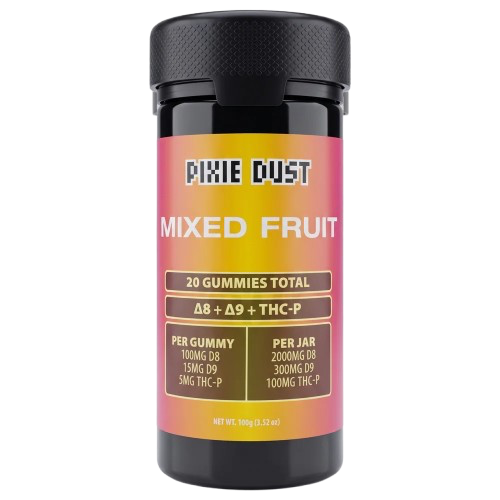 Pixie Dust D8+D9+THC-P Gummies - 20ct. 7109 - image 1