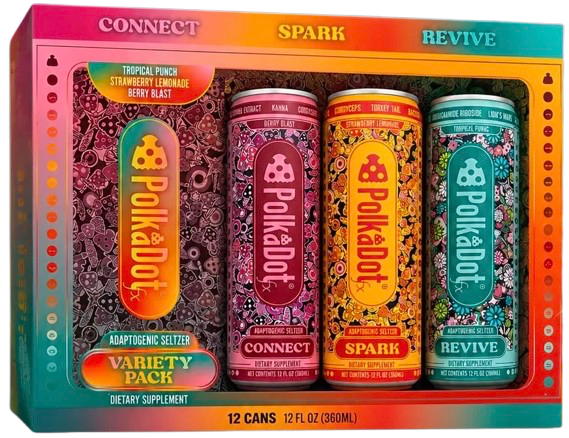 Polkadot 12oz Seltzer - 12ct. Variety Pack 8387 - image 1