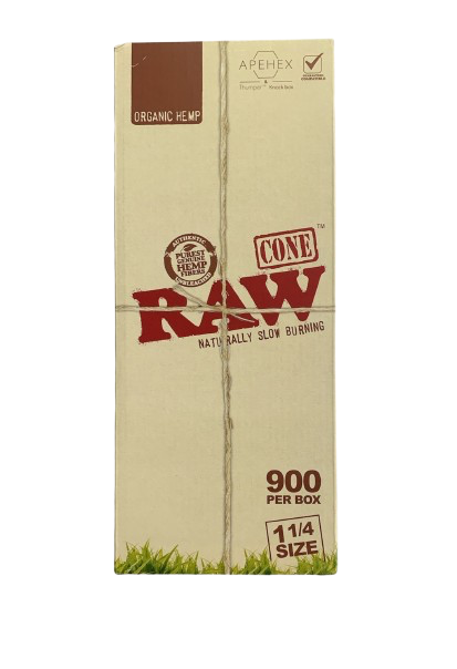 RAW 1¼ Size Organic Hemp Cone 1356 - image 1