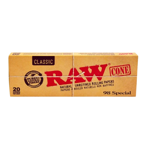 RAW Classic Cone 98 Special 20 Cones per Pack - 12ct. 6710 - image 1