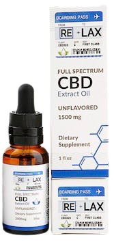 RE LAX Full Spectrum CBD Extract Oil - 1500mg  6538 - image 1