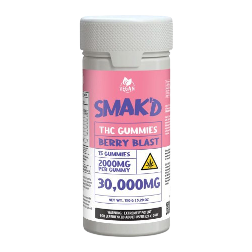 SMAK'D 30,000MG THC Gummies - 15ct. 7351 - image 1