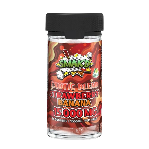 SMAK'D Exotic Blend 15,000MG THC Gummies - 15ct. 7358 - image 1