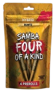 Samba Four Of A Kind Premium 2g Pre Rolls | 4ct 11817 - image 1