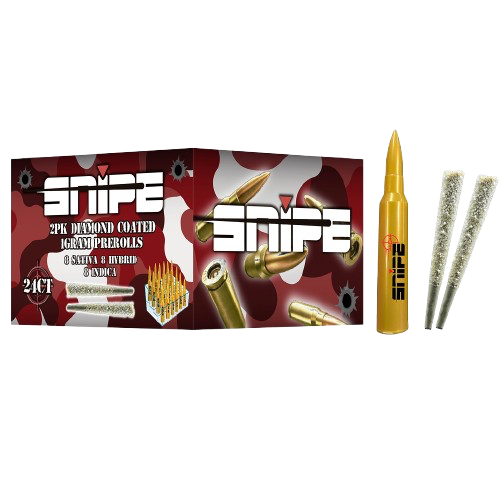 Snipe 2pk. Diamond Coated 1G THC Pre-Rolls - 24ct. 7940 - image 1