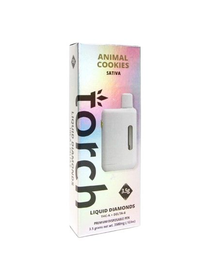 Torch 3.5G Liquid Diamonds THC-A + D6 Disposable Vapes - 5ct 3367 - image 1
