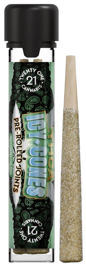 Twenty One THCA Icy Cones Pre-Rolled Joints - 12ct. 5885 - image 1