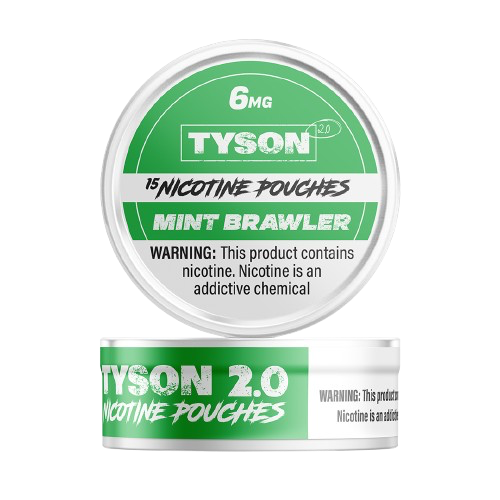 Tyson Nicotine Pouches - Mint Brawler 5pk 2527 - image 1