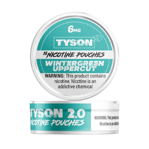 Tyson Nicotine Pouches - Wintergreen Uppercut 5pk 2533 - image 1