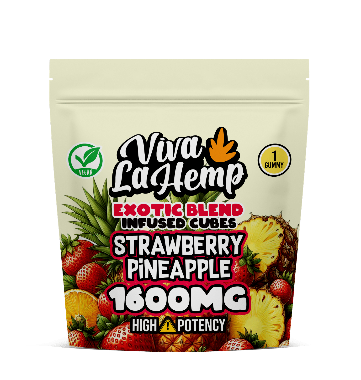 Viva La Hemp Exotic Blend Infused Cubes 1600mg - 50ct. 4718 - image 1