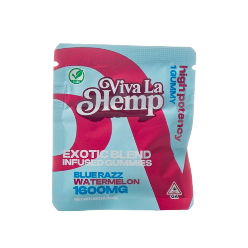 Viva La Hemp Exotic Blend Infused Gummies 1600mg - 50ct. 7596 - image 1